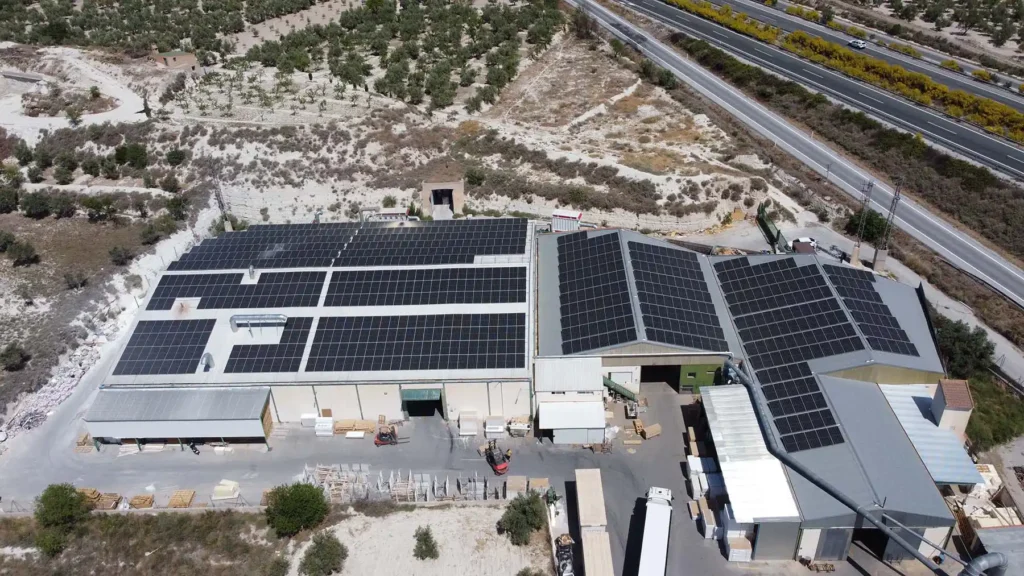 energía solar en procesos industriales