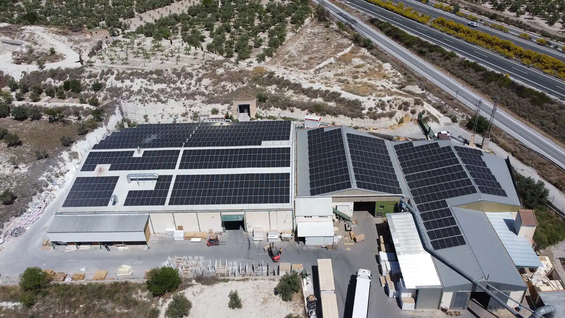 energía solar en procesos industriales